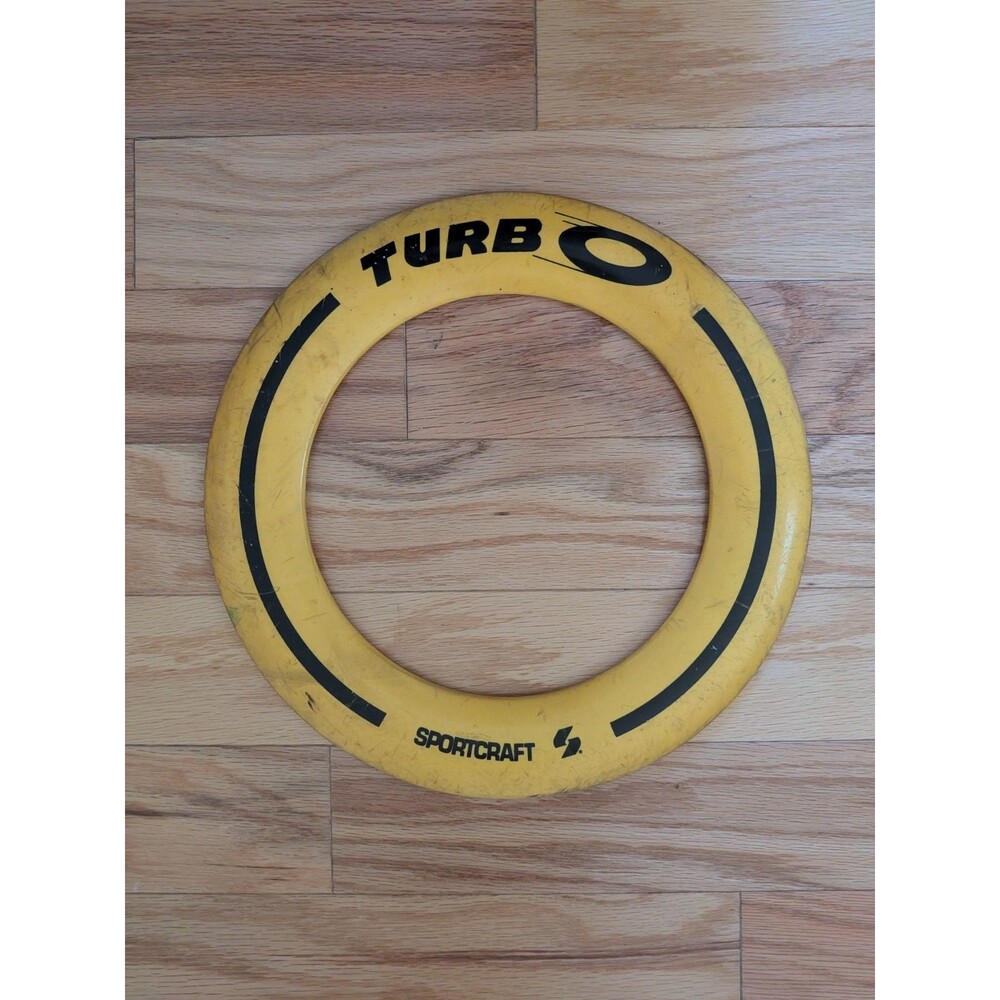Sportcraft Turbo Ring Yellow 12 Inch Vintage 70s Disc
